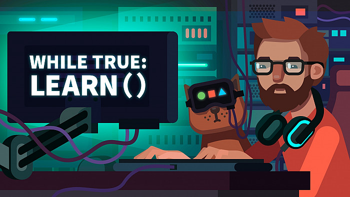 Обложка к игре While True: learn