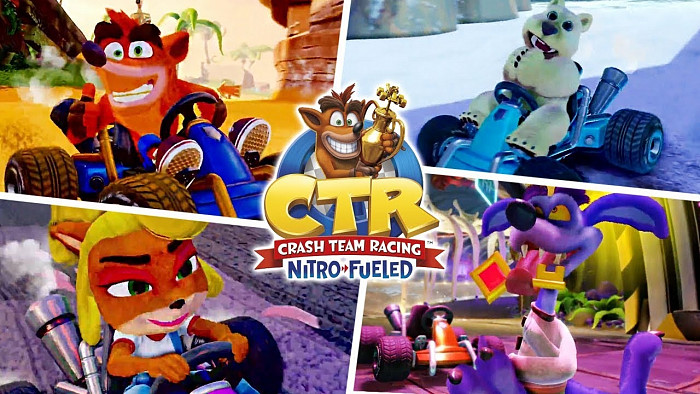 Обложка к игре Crash Team Racing: Nitro-Fueled