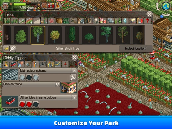 Скриншот из игры RollerCoaster Tycoon Classic под номером 3