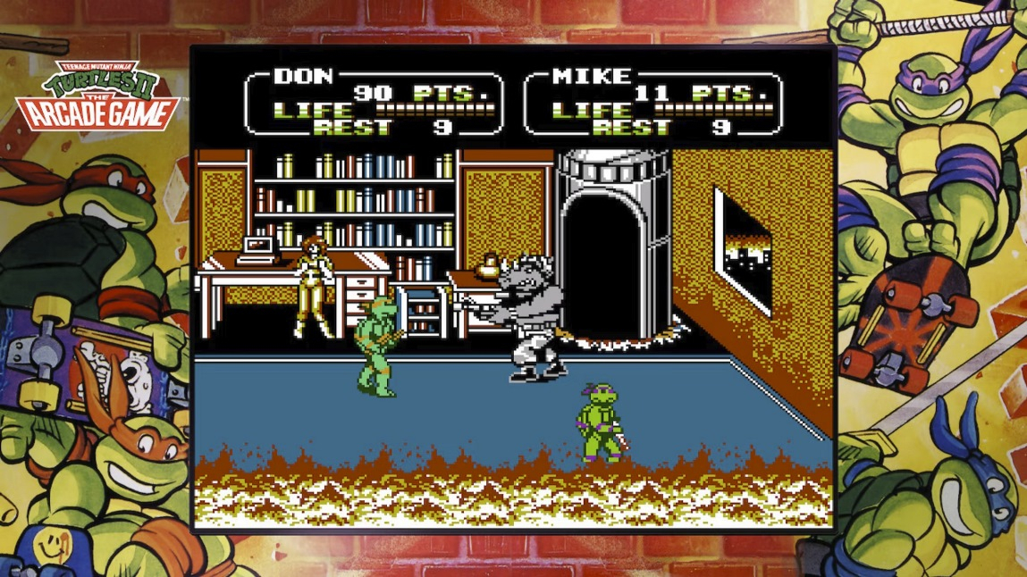 Скриншот из игры Teenage Mutant Ninja Turtles: The Cowabunga Collection под номером 2
