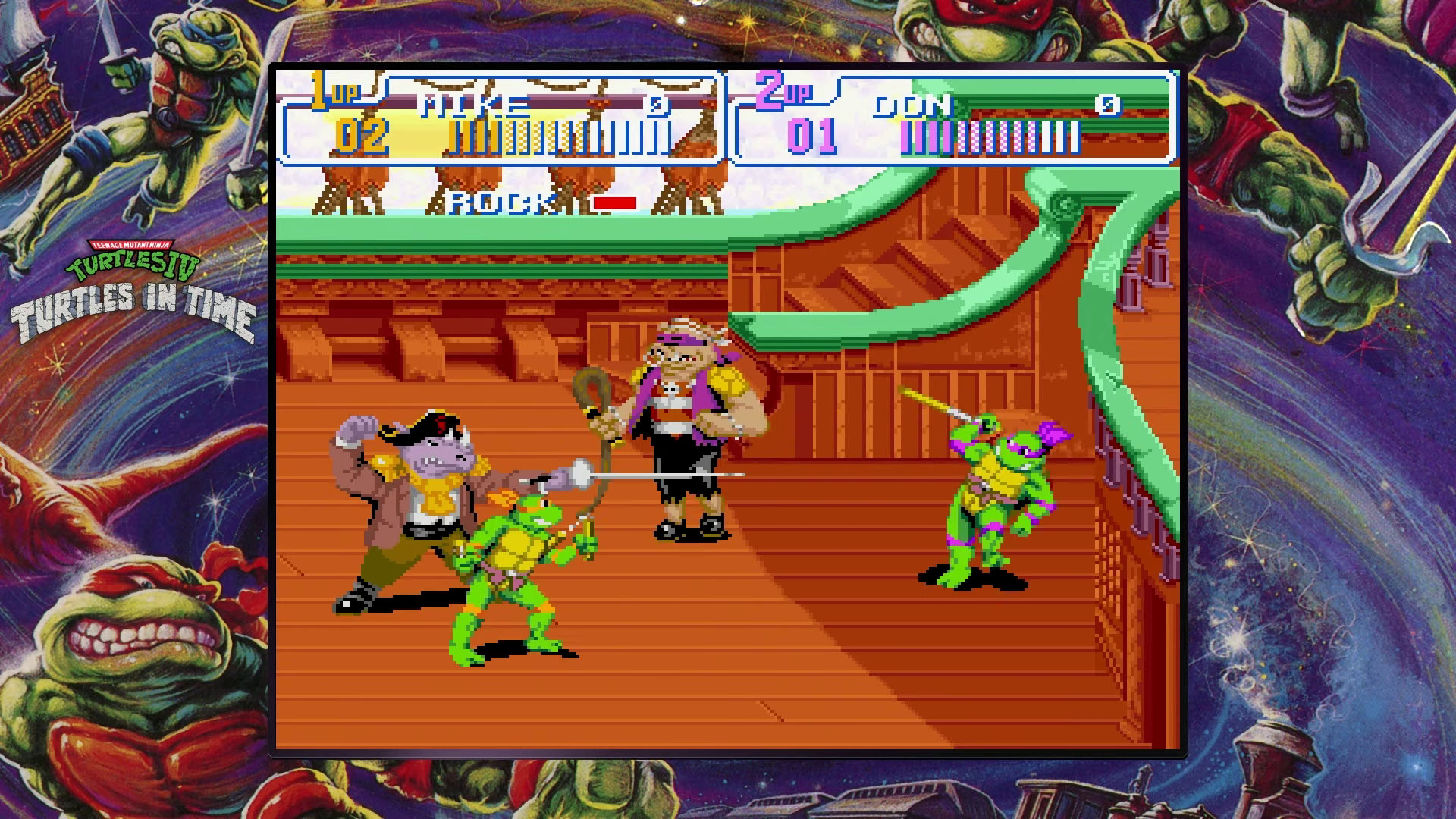 Скриншот из игры Teenage Mutant Ninja Turtles: The Cowabunga Collection под номером 3