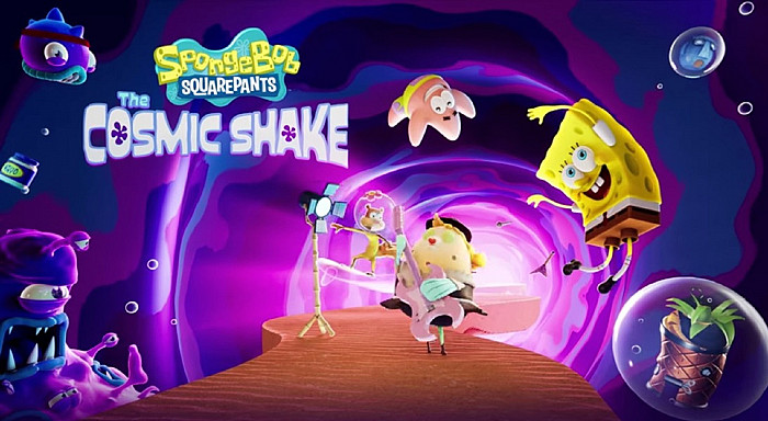Обложка для игры SpongeBob SquarePants: The Cosmic Shake