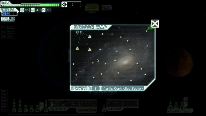 Скриншот из игры FTL: Faster Than Light