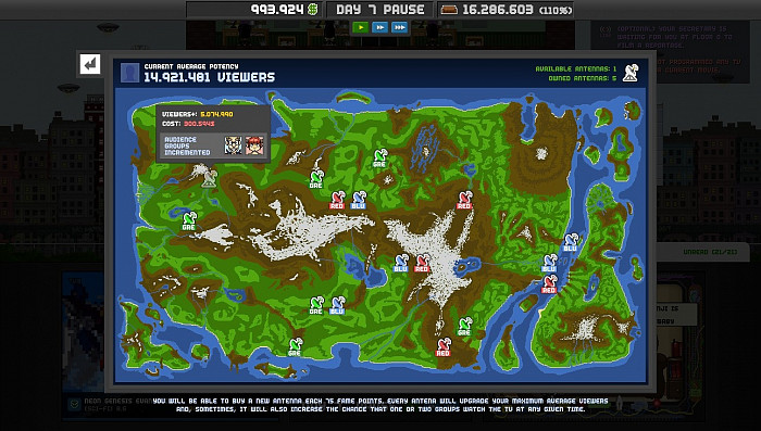 Скриншот из игры Empire TV Tycoon