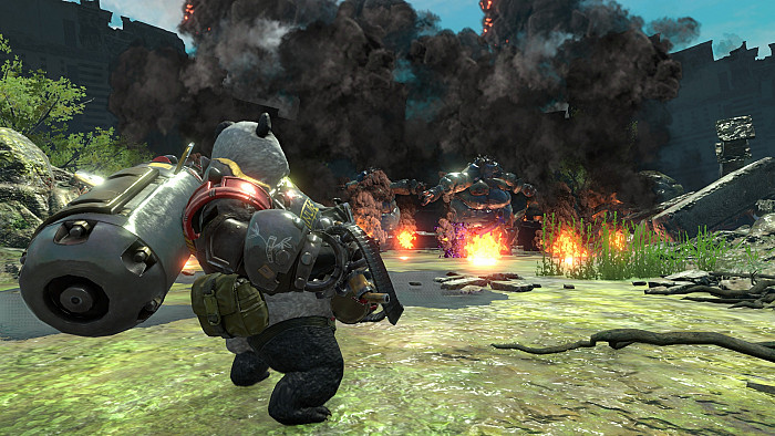 Скриншот из игры Contra: Rogue Corps