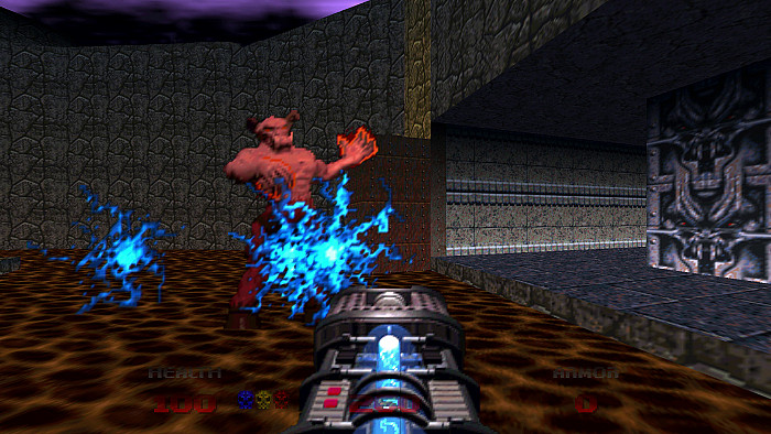 Скриншот из игры DOOM 64