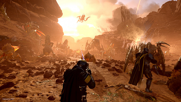 Скриншот из игры Helldivers 2