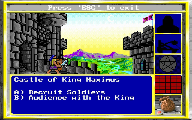 Скриншот из игры King's Bounty